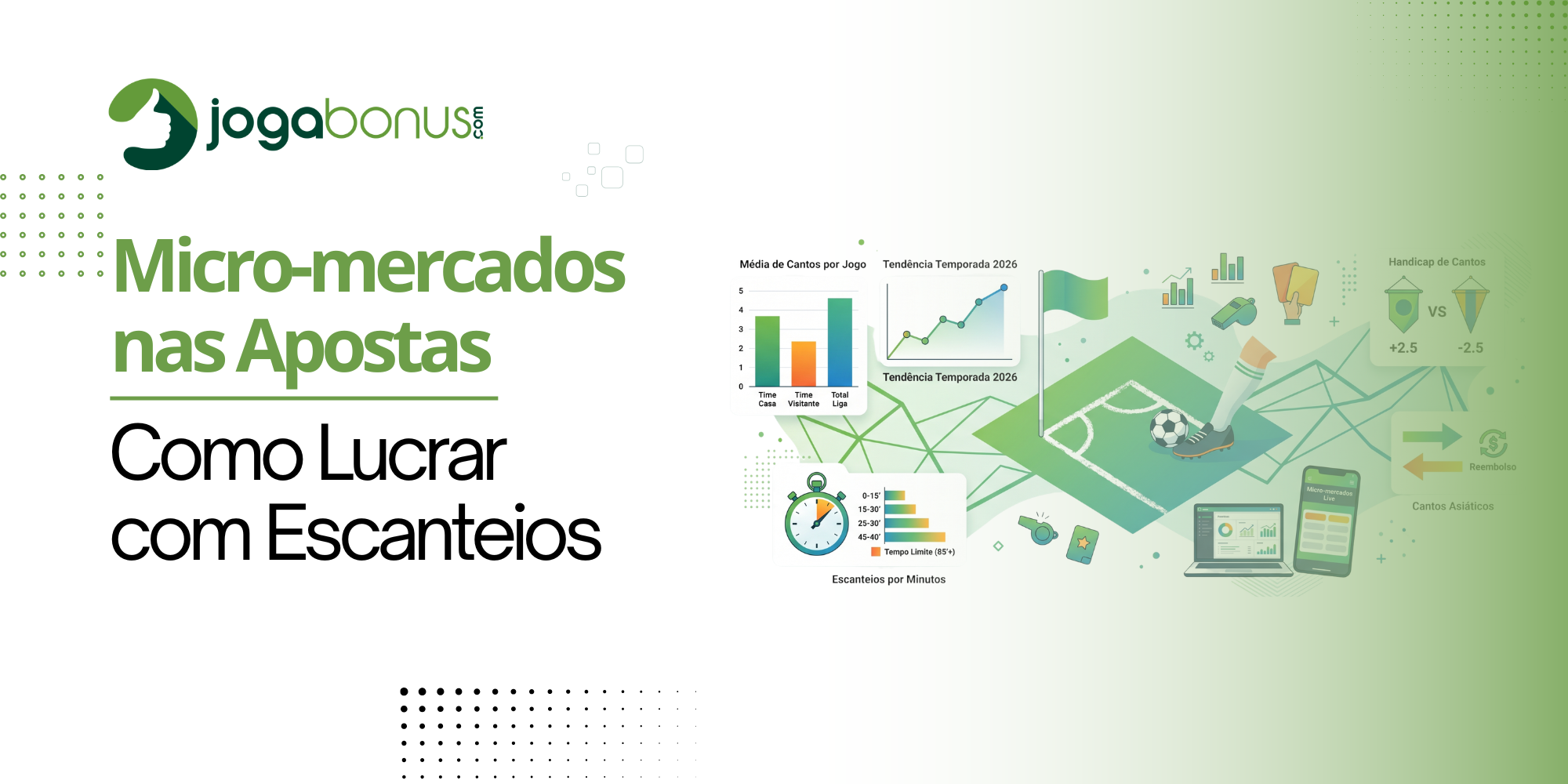 Micro-mercados nas Apostas: Como Lucrar com Escanteios
